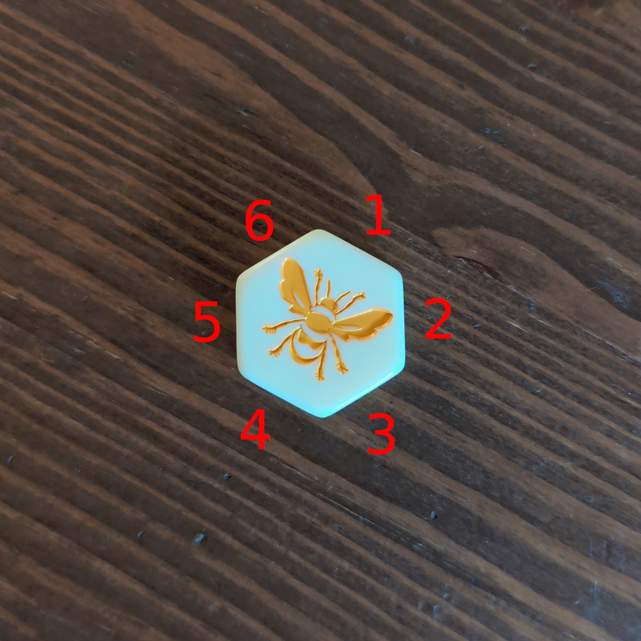 Numbers pointy topped number